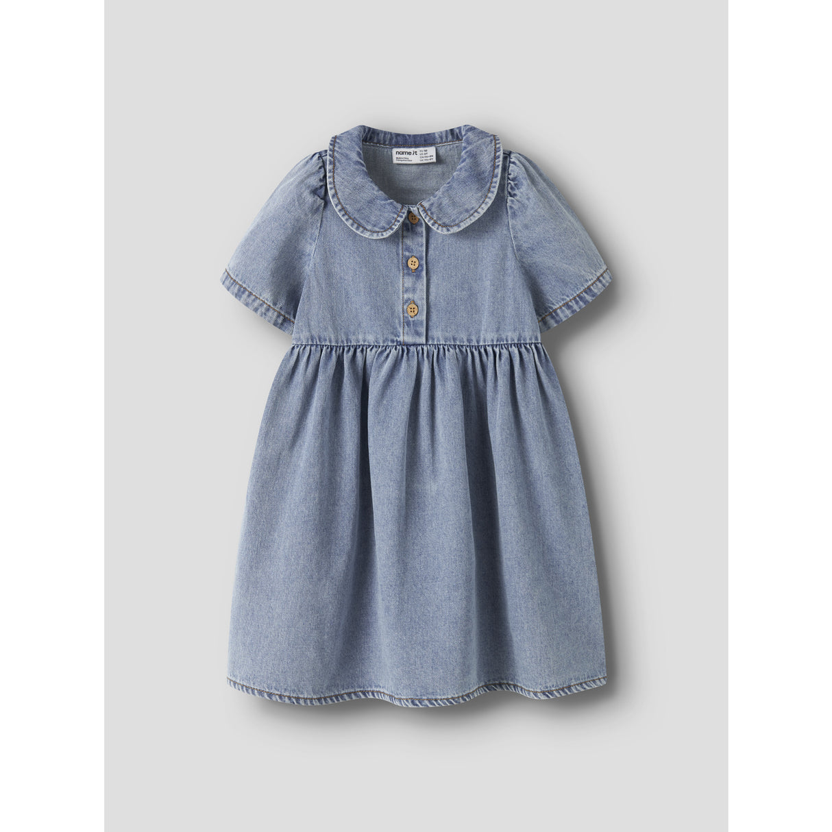 Name It Medium Blue Denim Nmfpoppy Dnm Klänning 5011-Ov H