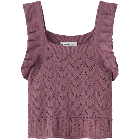 Name It Mesa Rose Nmfholga Sl Stickad Topp