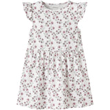 Name It Bright White Nmfhailedo Keps Sl Klänning
