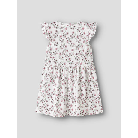 Name It Bright White Nmfhailedo Keps Sl Klänning