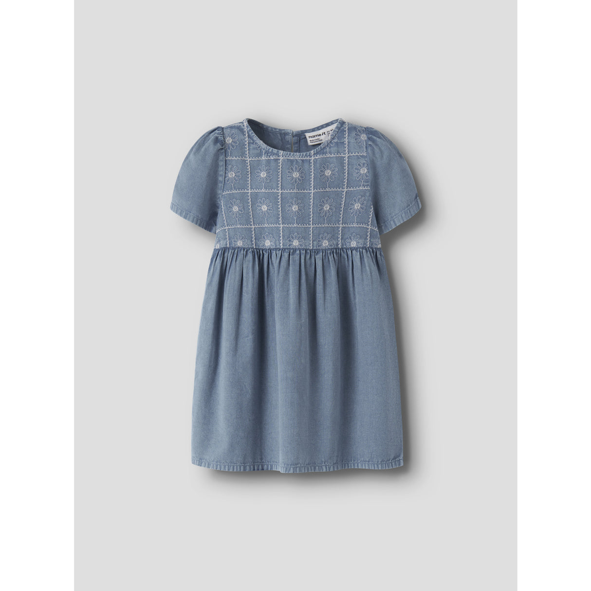 Name It Faded Denim Nmfherta Ss Klänning