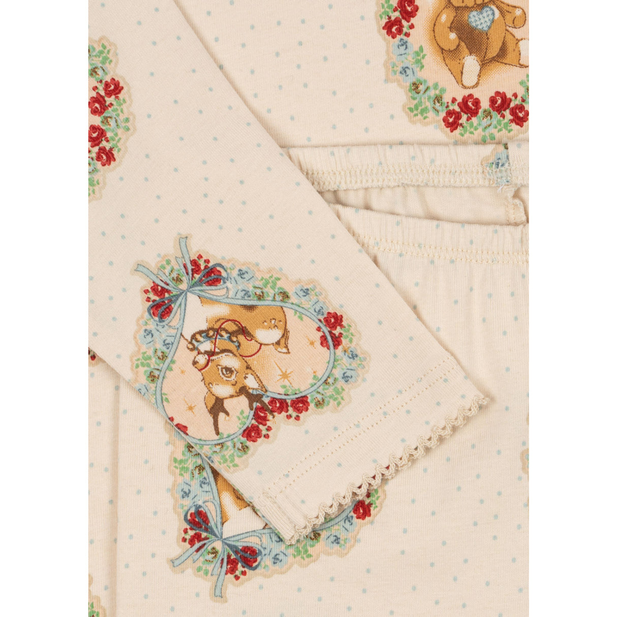 Konges Sløjd Deer Diary Basic Blouse/Pants Sett Gots