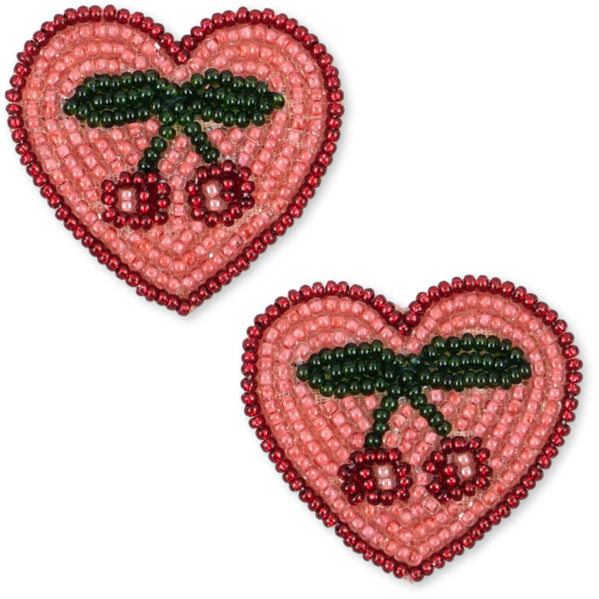 Konges Sløjd Cherry 2 Pack Heart Hair Clips
