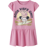 Name It Pink Drink Nmfarina Peppa Ss Klänning Cplg