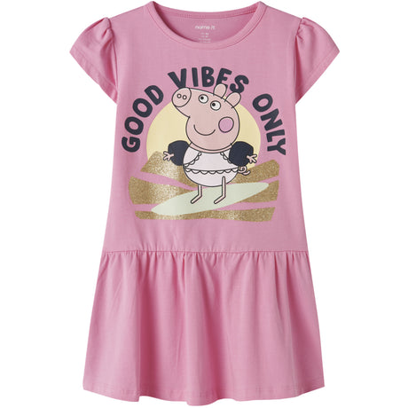 Name It Pink Drink Nmfarina Peppa Ss Klänning Cplg