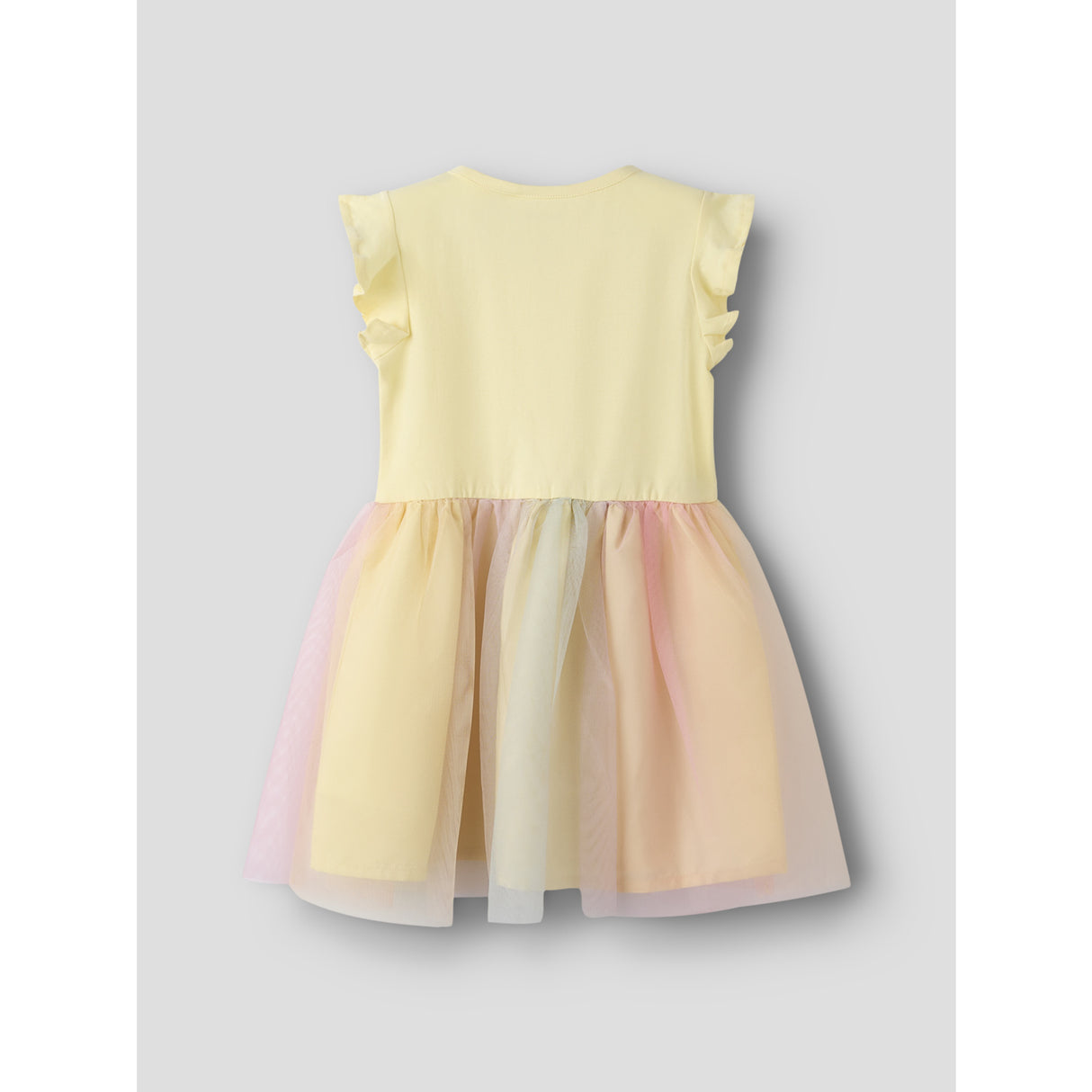 Name It Double Cream Nmfadaja Mlp Ss Tyll Klänning Cplg