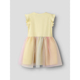 Name It Double Cream Nmfadaja Mlp Ss Tyll Klänning Cplg