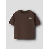 Name It Chestnut Nkmholle Ss Rlx Topp Box