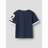 Name It Navy Blazer Nmmanri Spider Nreg Ss Poly Topp Mar
