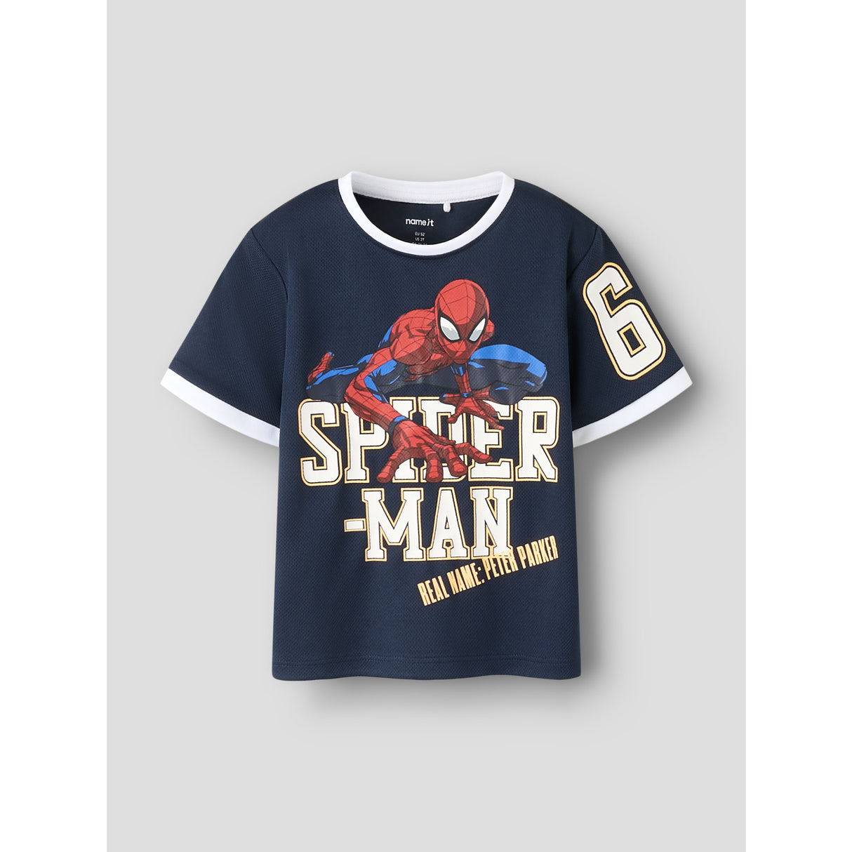Name It Navy Blazer Nmmanri Spider Nreg Ss Poly Topp Mar
