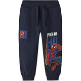 Name It Navy Blazer Nmmalbie Spider Nreg Swe Byxor Unb Mar