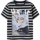 Name It Navy Blazer Nmmarrow Peppa Ss Nreg Topp Cplg