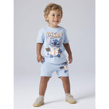 Name It Blue Fog Nmmantonio Stitch Ss Nreg Topp Wdi