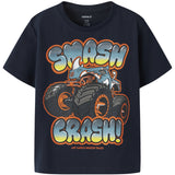 Name It Navy Blazer Nmmmore Hotwheels Ss Nreg Topp Box Sky