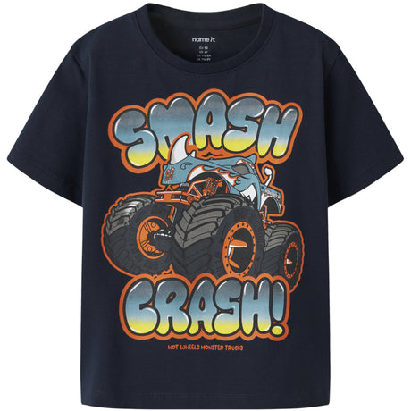 Name It Navy Blazer Nmmmore Hotwheels Ss Nreg Topp Box Sky