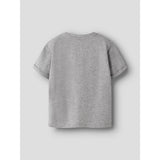 Name It Grey Melange Nmmalik Tonka Ss Nreg Topp Cplg