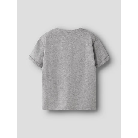 Name It Grey Melange Nmmalik Tonka Ss Nreg Topp Cplg