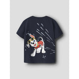Name It Navy Blazer Nmmmacas Paw Ss Nreg Topp Cplg