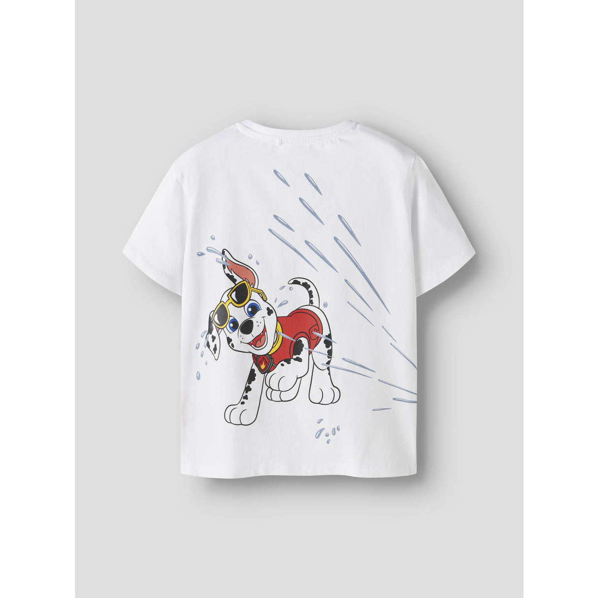 Name It Bright White Nmmmacas Paw Ss Nreg Topp Cplg