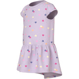 Name It Lavender Fog Colorful Hearts Nmfvigga Capsl Klänning F1 Noos