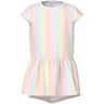 Name It Bright White Cool Stripe Nmfvigga Capsl Klänning F1 Noos