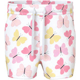 Name It Bright White Pink Butterfly Nmfvigga Shorts F1 Noos