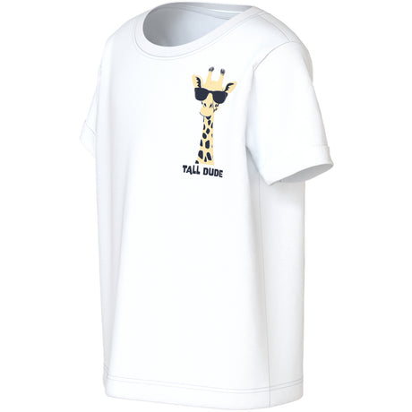 Name It Bright White Giraffe Nmmvux Ss Topp