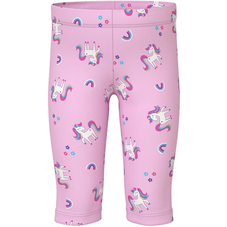 Name It Pirouette Unicorn Nmfvivian Aop Capri Leggings