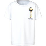 Name It Bright White Giraffe Nmmvux Ss Topp