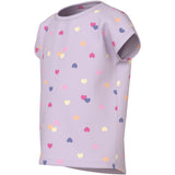 Name It Lavender Fog Colorful Hearts Nmfvigga Capsl Topp