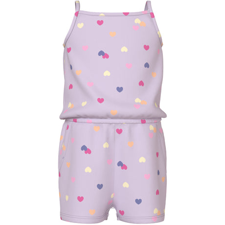Name It Lavender Fog Colorful Hearts Nmfvigga Rem Dräkt
