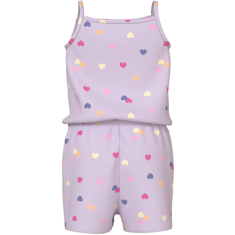Name It Lavender Fog Colorful Hearts Nmfvigga Rem Dräkt
