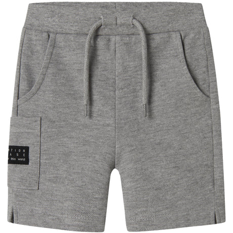 Name It Grey Melange Nmmvivasse Long Swe Shorts Unb