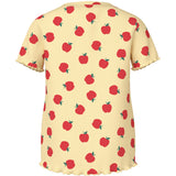 Name It Double Cream Apples Nmfvemma Aop Ss Slim Topp