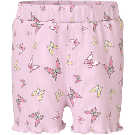 Name It Cradle Pink Butterflies Nmfvemma Aop Shorts