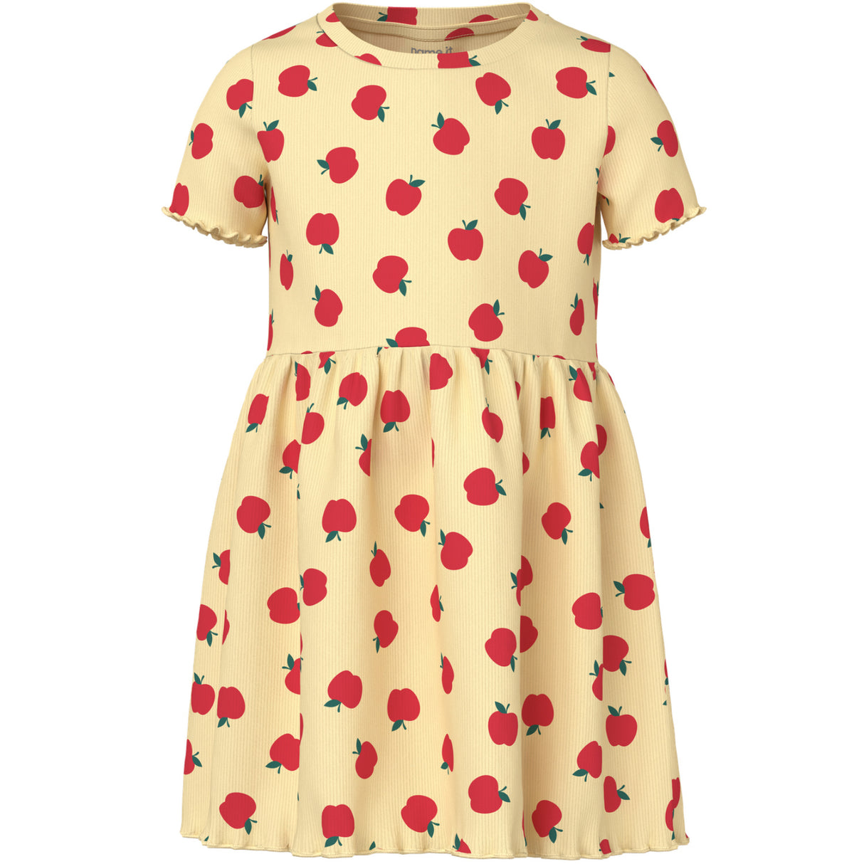 Name It Double Cream Apples Nmfvemma Ss Aop Klänning