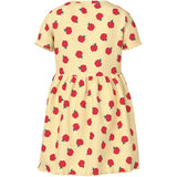 Name It Double Cream Apples Nmfvemma Ss Aop Klänning