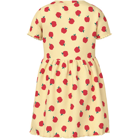 Name It Double Cream Apples Nmfvemma Ss Aop Klänning