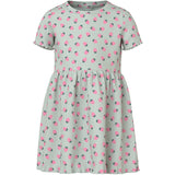 Name It Pale Aqua Strawberries Nmfvemma Ss Aop Klänning