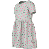 Name It Pale Aqua Strawberries Nmfvemma Ss Aop Klänning