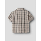 Name It Chateau Gray Check Nmmhowie Ss Nreg Skjorta Box
