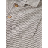 Name It Chateau Gray Nmmharve Ss Nreg Skjorta