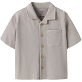 Name It Chateau Gray Nmmharve Ss Nreg Skjorta