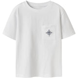 Name It Bright White Nmmheath Ss Nreg Topp