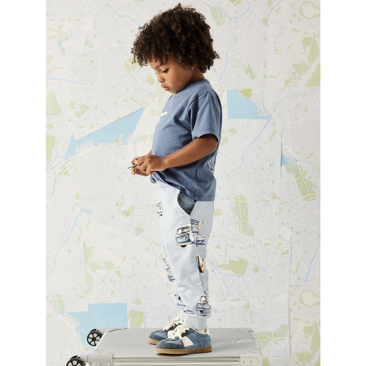 Name It Blue Fog Nmmjaxon Nreg Sweat Byxor Unb