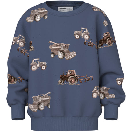 Name It Vintage Indigo Nmmjanol Ls Sweat Unb