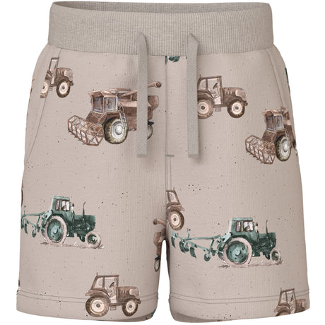 Name It Chateau Gray Nmmjanol Sweat Long Shorts Unb