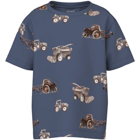 Name It Vintage Indigo Nmmjanol Ss Nreg Topp