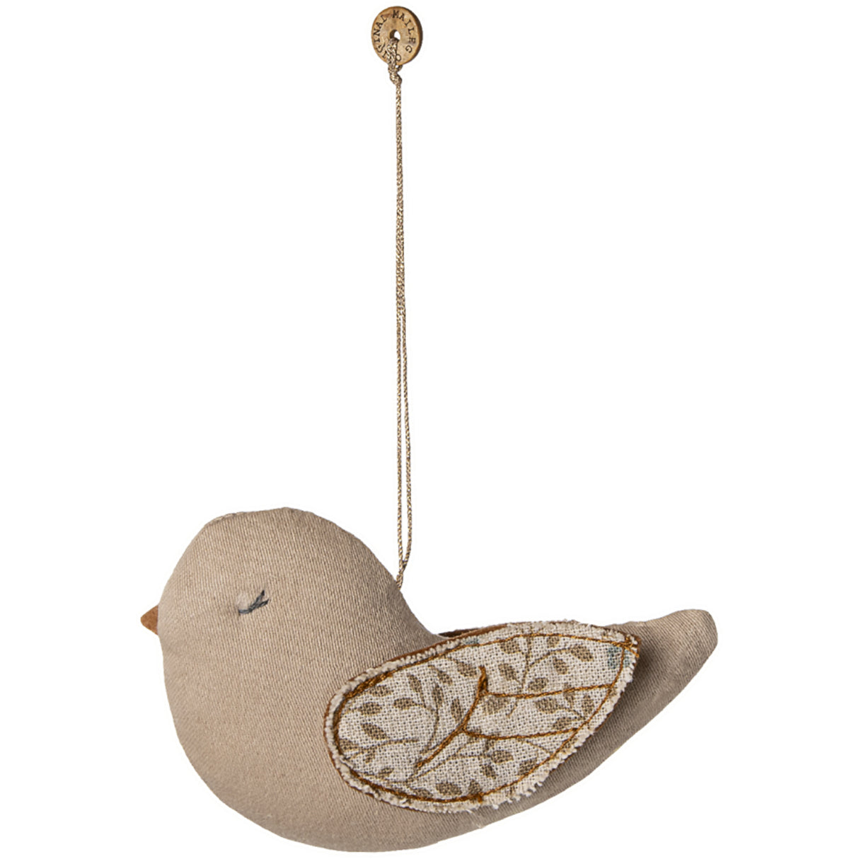 Maileg Tyg Ornament, Fugl - Grene - Blå