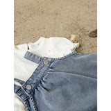 Name It Light Blue Denim Emb Nbfflora Dnm Emb Klänning 2017-Yb H